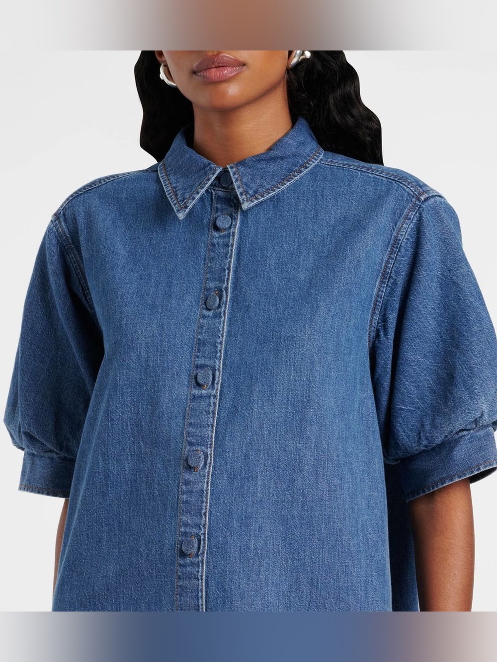 FRAME DENIM MINI DRESS - Picture 6 of 13